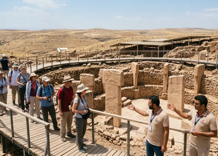 Experience Göbeklitepe with Gold Turkey Tour's daily trips from Istanbul! Includes expert guide, domestic flights, and transfers.