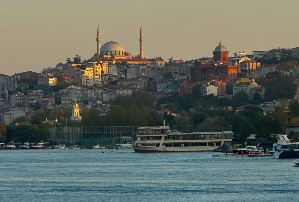 Yavuz Sultan Selim Mosque from Golden Horn